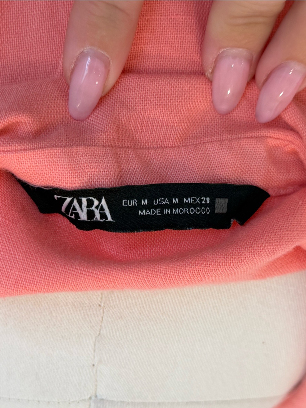 Zara Pink Button Down Tiered Maxi Dress - Picture 6 of 10